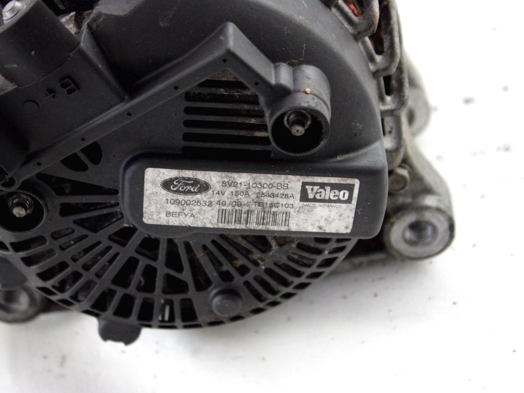 8V21-10300-BB ALTERNATORE FORD FIESTA 1.6 D 66KW 5M 3P (2010) RICAMBIO USATO