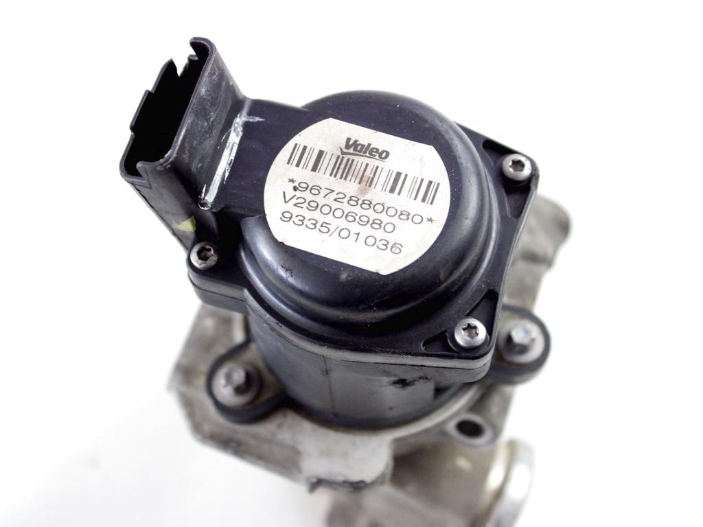 9672880080 VALVOLA EGR BY PASS FORD FIESTA 1.6 D 66KW 5M 3P (2010) RICAMBIO USATO