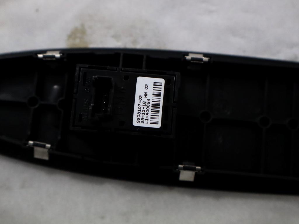 9208107 COMANDO INTERRUTTORE ALZA-VETRO ALZA-CRISTALLO PORTA ANTERIORE DESTRA BMW X1 F48 18D 2.0 D 4X4 110KW AUT 5P (2017) RICAMBIO USATO