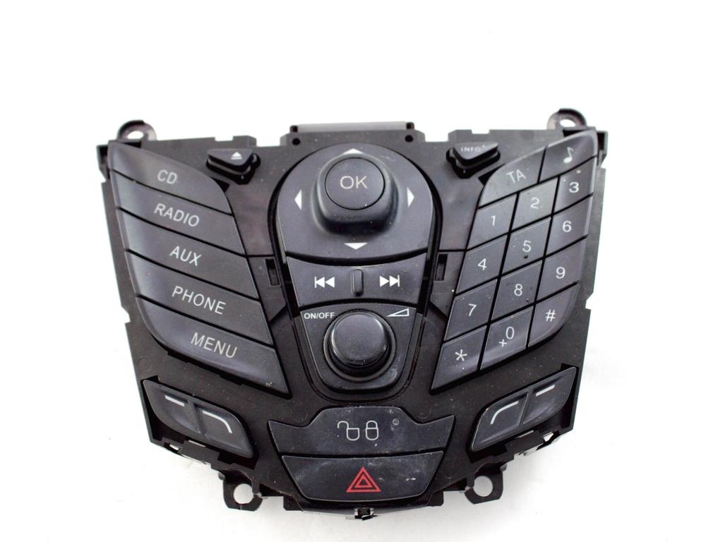 8A6T-18K811-BE GRUPPO DI COMANDO AUTORADIO FORD FIESTA 1.6 D 66KW 5M 3P (2010) RICAMBIO USATO