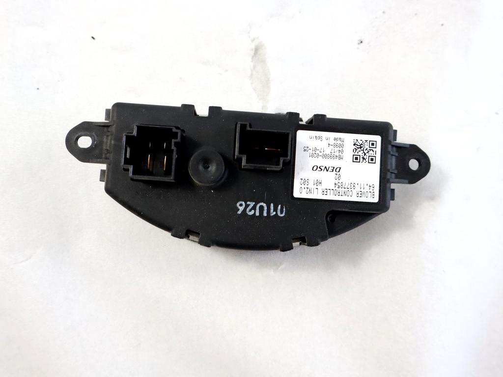 64119377854 RESISTENZA RISCALDAMENTO CLIMATIZZATORE BMW X1 F48 18D 2.0 D 4X4 110KW AUT 5P (2017) RICAMBIO USATO