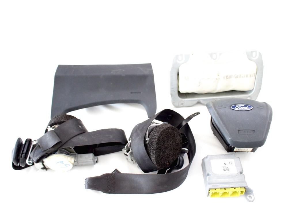 8V51-14B321-EE KIT AIRBAG FORD FIESTA 1.6 D 66KW 5M 3P (2010) RICAMBIO USATO CON CENTRALINA AIRBAG, AIRBAG VOLANTE, AIRBAG PASSEGGERO, PRETENSIONATORI CINTURE DI SICUREZZA 8V51-A044H30-AB 8A61-A045J76-BD 8V51-B61294-CK 8V51-B61295-CK