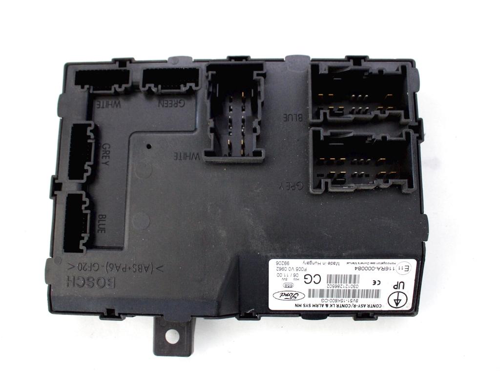 8A6T-10849-GH CENTRALINA BODY COMPUTER FORD FIESTA 1.6 D 66KW 5M 3P (2010) RICAMBIO USATO