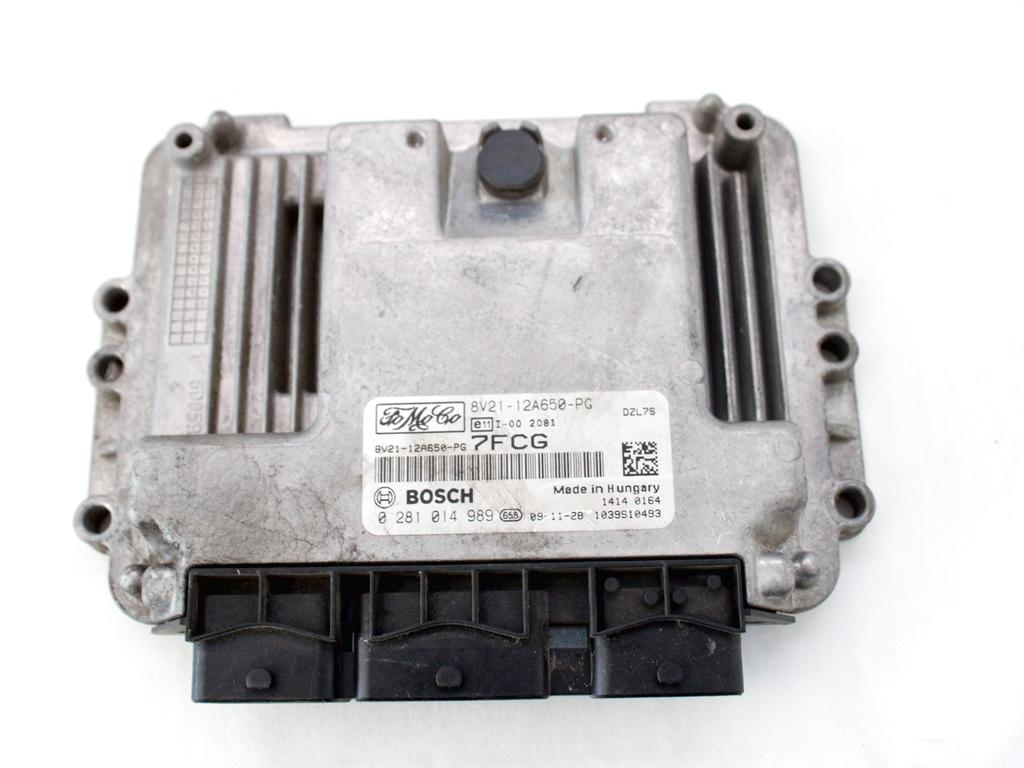 8B21-12A650-PG CENTRALINA MOTORE FORD FIESTA 1.6 D 66KW 5M 3P (2010) RICAMBIO USATO