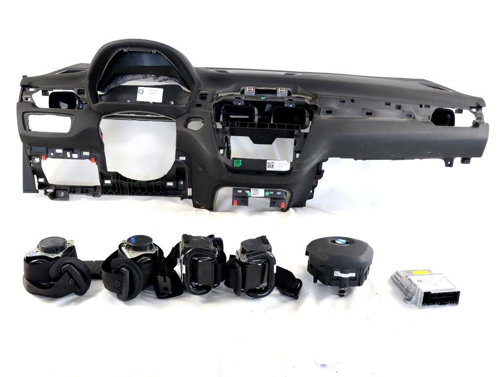 65776842255 KIT AIRBAG BMW X1 F48 18D 2.0 D 4X4 110KW AUT 5P (2017) RICAMBIO USATO CON CENTRALINA AIRBAG PRETENSIONATORI CINTURE DI SICUREZZA, AIRBAG PASSEGGERO, AIRBAG VOLANTE 7401713 7401713 7425072 7425071