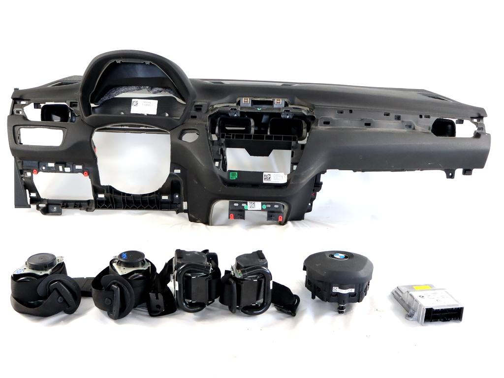 65776842255 KIT AIRBAG BMW X1 F48 18D 2.0 D 4X4 110KW AUT 5P (2017) RICAMBIO USATO CON CENTRALINA AIRBAG PRETENSIONATORI CINTURE DI SICUREZZA, AIRBAG PASSEGGERO, AIRBAG VOLANTE 7401713 7401713 7425072 7425071