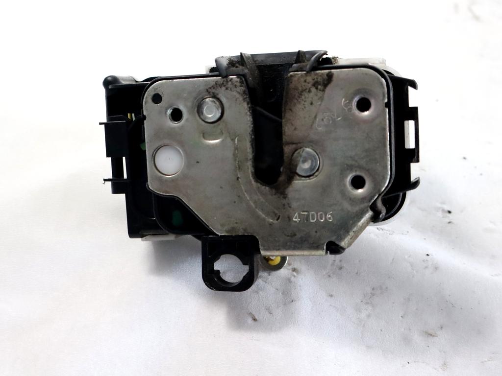 46803510 CHIUSURA SERRATURA PORTA ANTERIORE DESTRA FIAT PANDA 1.2 B 44KW 5M 5P (2007) RICAMBIO USATO