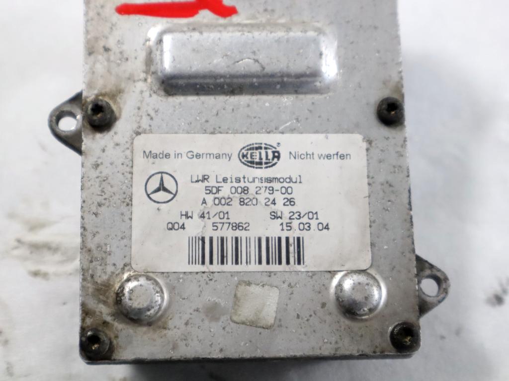 A0028202426 CENTRALINA FARO XENON MERCEDES CLASSE E 270 W211 2.7 D 130KW AUT 4P (2004) RICAMBIO USATO