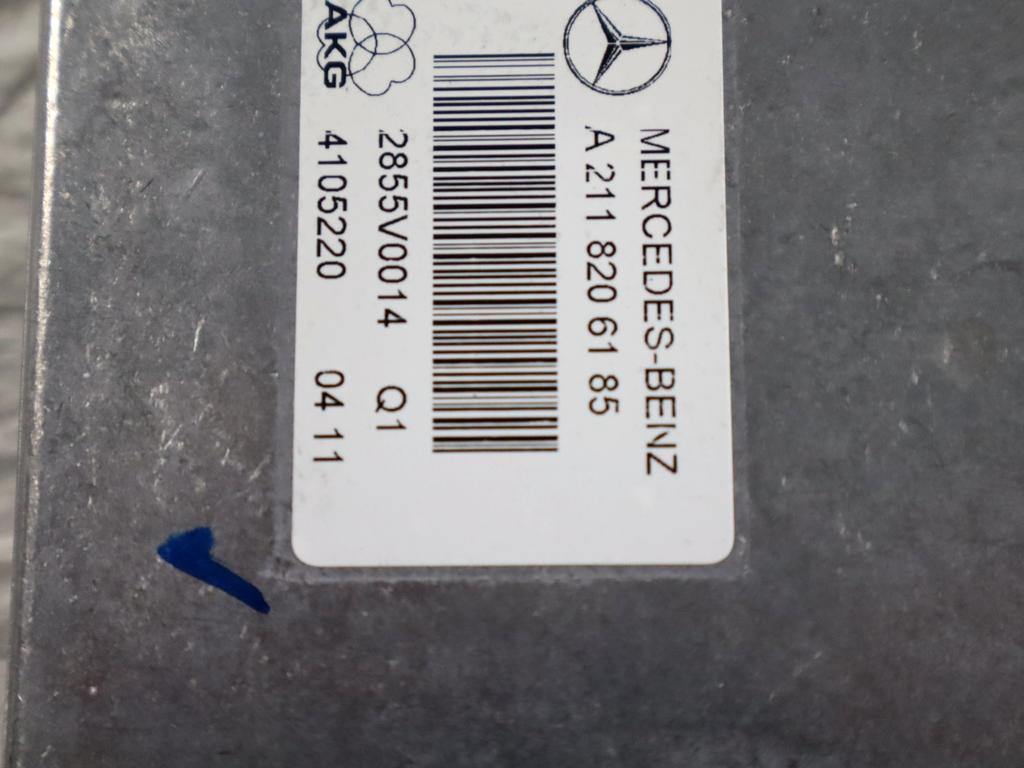 A2118206185 CENTRALINA MODULO TELEFONO BLUETOOTH MERCEDES CLASSE E 270 W211 2.7 D 130KW AUT 4P (2004) RICAMBIO USATO