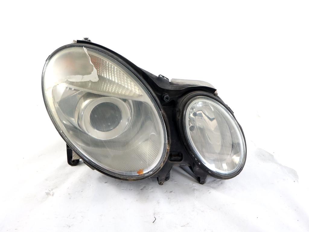 A2118202061 FARO FANALE ANTERIORE DESTRO XENON MERCEDES CLASSE E 270 W211 2.7 D 130KW AUT 4P (2004) RICAMBIO USATO SUPPORTO DANNEGGIATO, LEGGERMENTE OPACIZZATO