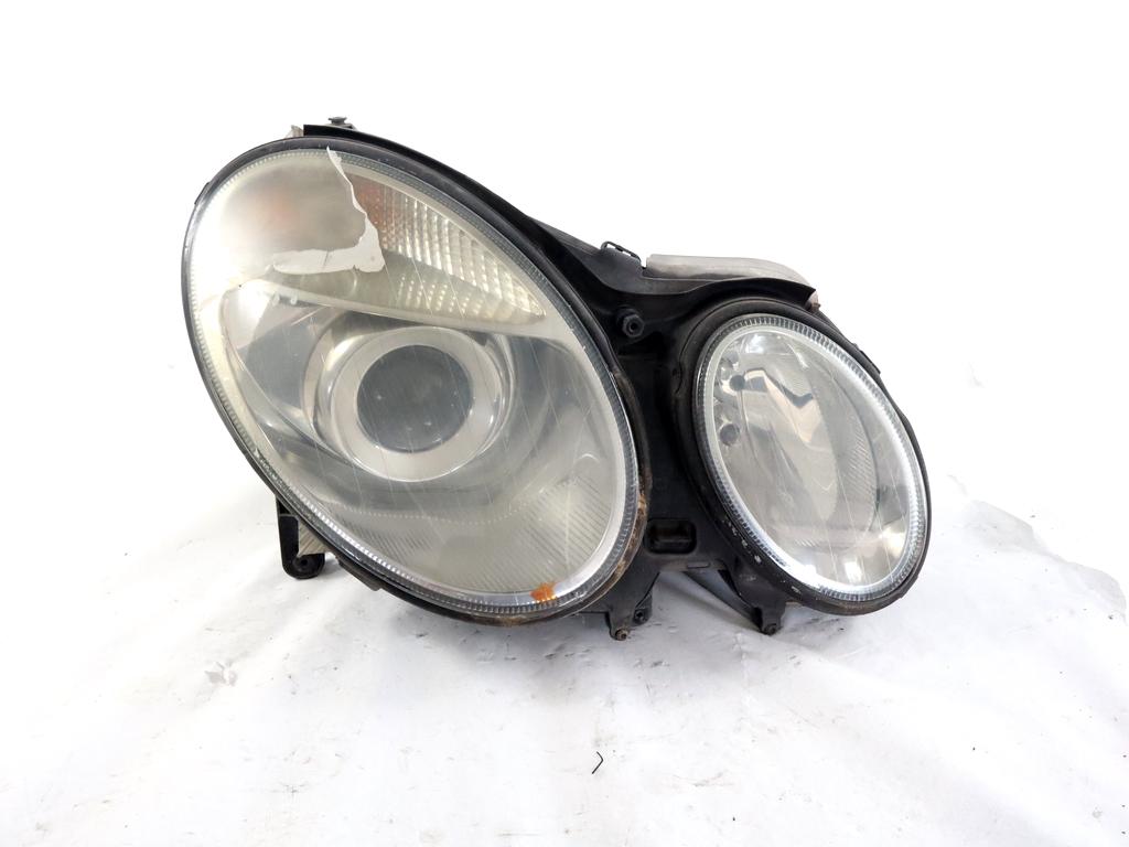 A2118202061 FARO FANALE ANTERIORE DESTRO XENON MERCEDES CLASSE E 270 W211 2.7 D 130KW AUT 4P (2004) RICAMBIO USATO SUPPORTO DANNEGGIATO, LEGGERMENTE OPACIZZATO