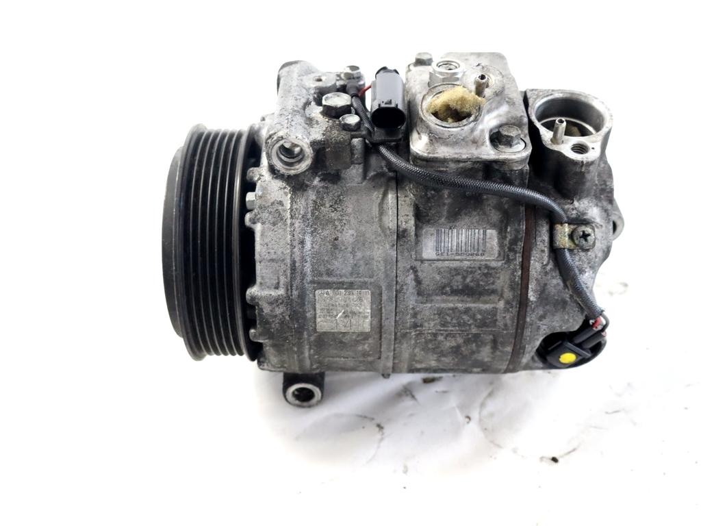 A0012301411 COMPRESSORE CLIMATIZZATORE CLIMA A/C MERCEDES CLASSE E 270 W211 2.7 D 130KW AUT 4P (2004) RICAMBIO USATO