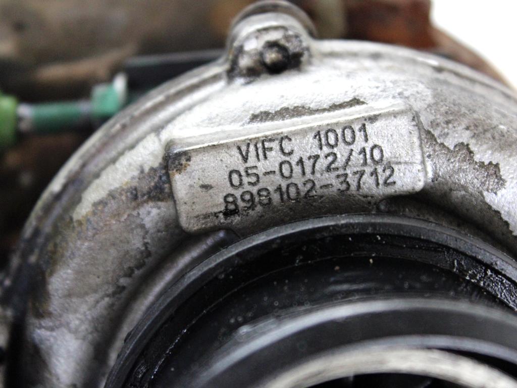 98102371 TURBINA TURBOCOMPRESSORE OPEL ASTRA H SW 1.7 D 81KW 6M 5P (2010) RICAMBIO USATO