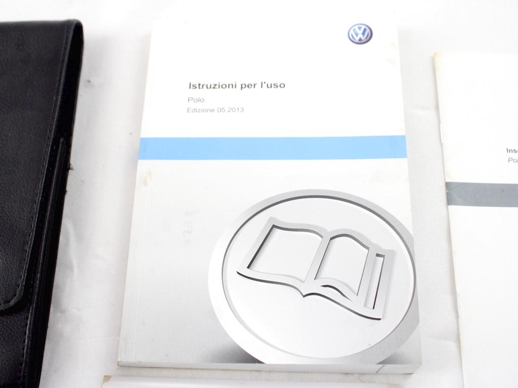 LIBRETTI USO E MANUTENZIONE VOLKSWAGEN POLO 1.6 D 55KW 5M 5P (2010) RICAMBIO USATO