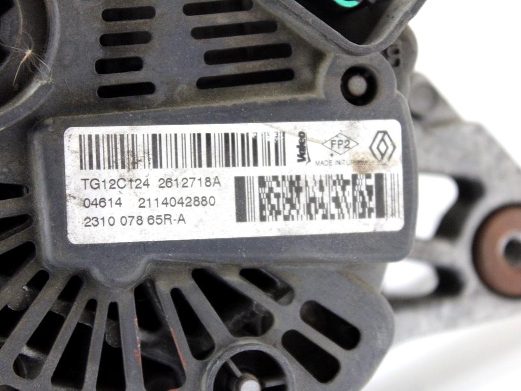 231007865R ALTERNATORE RENAULT CAPTUR 1.5 D 66 KW 5P (2013) RICAMBIO USATO