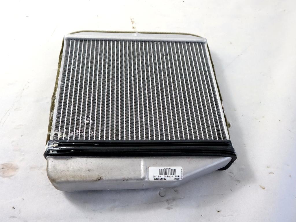 77365032 TERMOSCAMBIATORE RISCALDAMENTO FIAT PUNTO 1.4 M 57KW 5M 5P (2012) RICAMBIO USATO 164210100