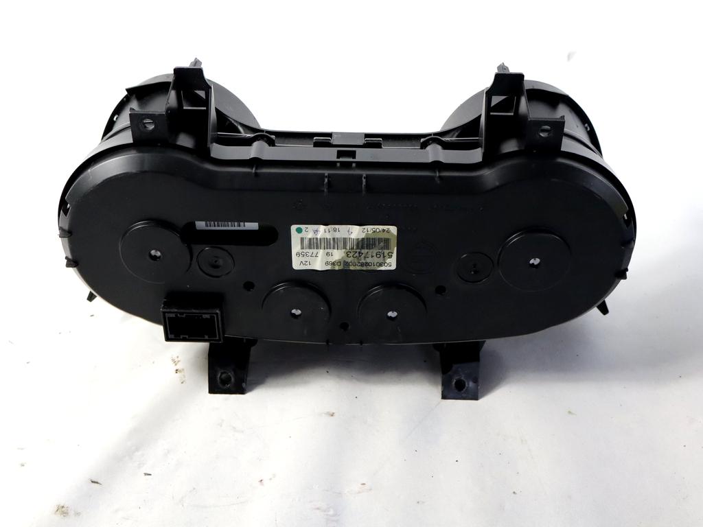 51917423 QUADRO STRUMENTI CONTACHILOMETRI FIAT PUNTO 1.4 M 57KW 5M 5P (2012) RICAMBIO USATO