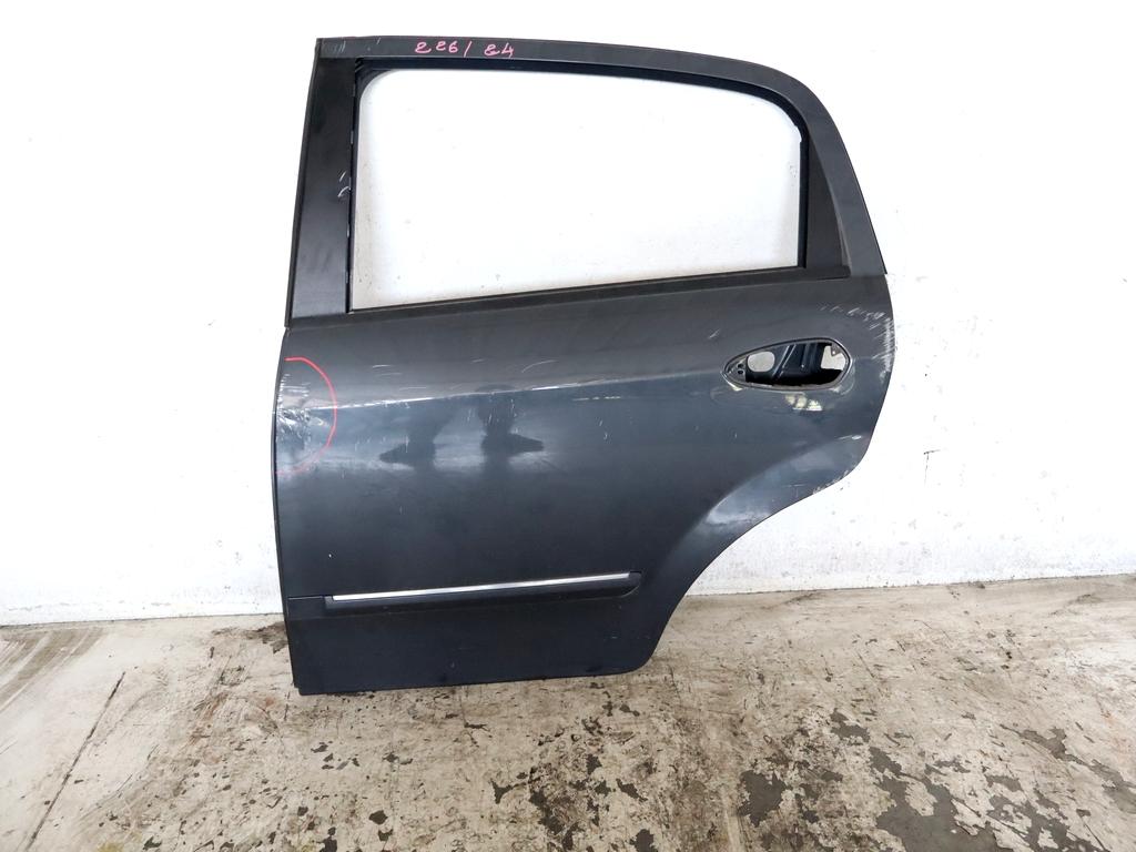 51888070 PORTA POSTERIORE SINISTRA FIAT PUNTO 1.4 M 57KW 5M 5P (2012) RICAMBIO USATO AMMACCATA