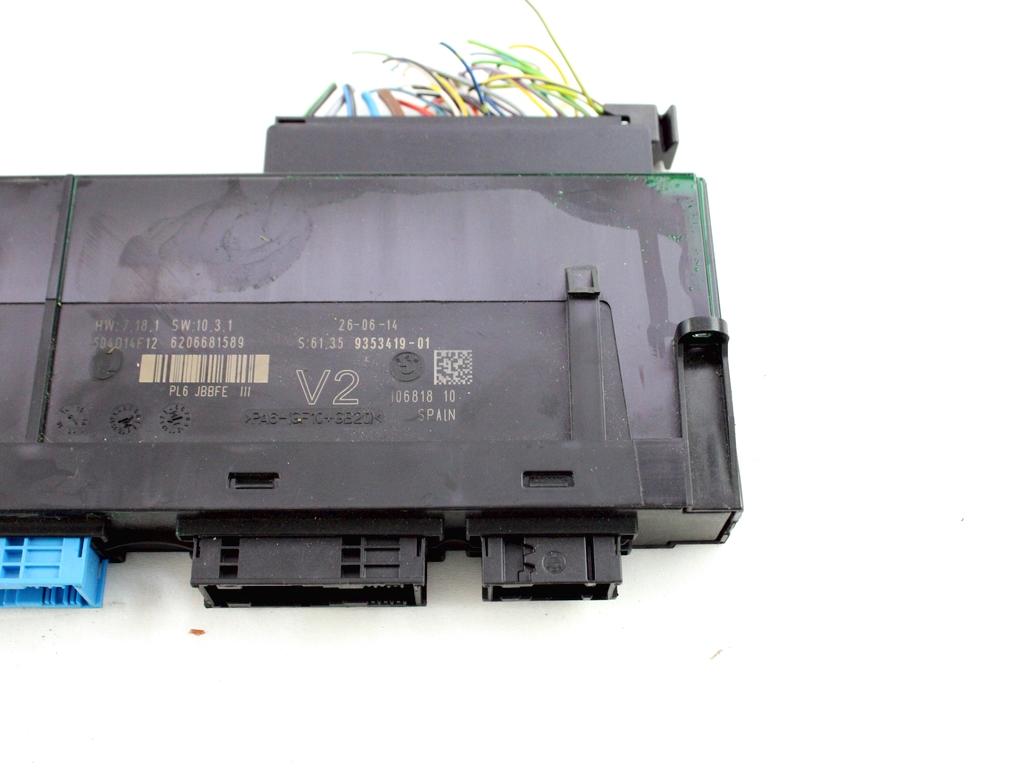 61359353419 CENTRALINA BODY COMPUTER GIUNZIONE PER ELETTRONICA BMW SERIE 5 518D F10 LCI 2.0 D 110KW AUT 4P (2014) RICAMBIO USATO 