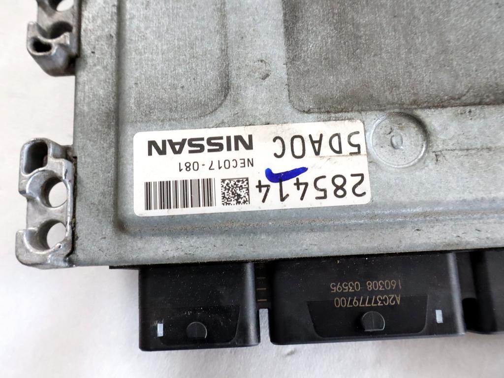 237035DA0B KIT ACCENSIONE AVVIAMENTO INFINITI Q30 1.5 D 80KW 6M 5P (2017) RICAMBIO USATO CON CENTRALINA MOTORE, BLOCCHETTI ACCENSIONE APERTURA CON CHIAVE A6079012000 A0999004101 A2469050603