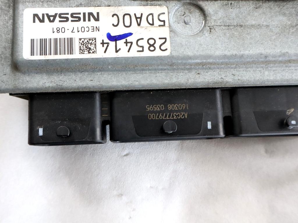 237035DA0B KIT ACCENSIONE AVVIAMENTO INFINITI Q30 1.5 D 80KW 6M 5P (2017) RICAMBIO USATO CON CENTRALINA MOTORE, BLOCCHETTI ACCENSIONE APERTURA CON CHIAVE A6079012000 A0999004101 A2469050603