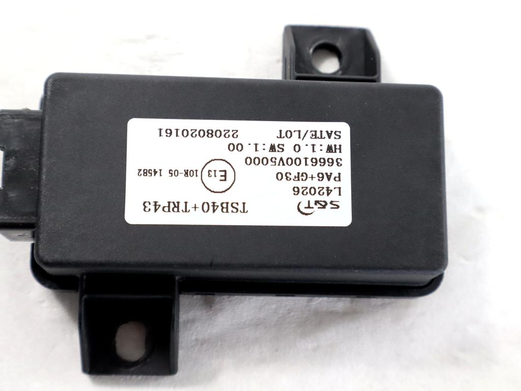 3666100V5000 CENTRALINA MODULO PRESSIONE PNEUMATICI DR MOTOR DR EVO3 1.5 G 83KW 5M 5P (2022) RICAMBIO USATO