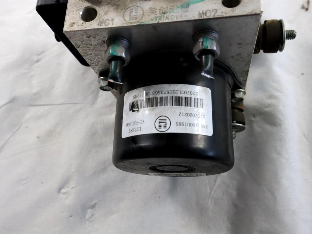 3565100U19H5 CENTRALINA POMPA AGGREGATO ABS DR MOTOR DR EVO3 1.5 G 83KW 5M 5P (2022) RICAMBIO USATO