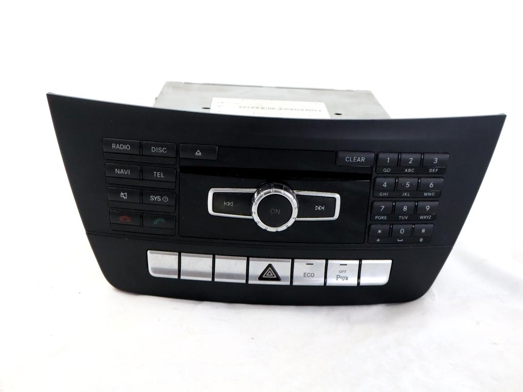 A2049009410 AUTORADIO CON SISTEMA DI NAVIGAZIONE SATELLITARE MERCEDES CLASSE C 200 SW W204 2.2 D 100KW AUT 5P (2012) RICAMBIO USATO