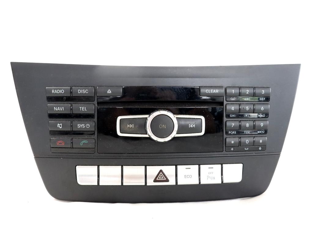 A2049009410 AUTORADIO CON SISTEMA DI NAVIGAZIONE SATELLITARE MERCEDES CLASSE C 200 SW W204 2.2 D 100KW AUT 5P (2012) RICAMBIO USATO