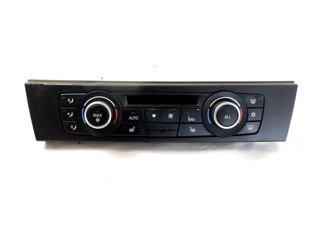 64119242409 CENTRALINA GRUPPO DI COMANDO CLIMATIZZATORE CLIMA A/C AUTOMATICO BMW SERIE 3 320D E90 2.0 D 135KW AUT 5P (2010) RICAMBIO USATO