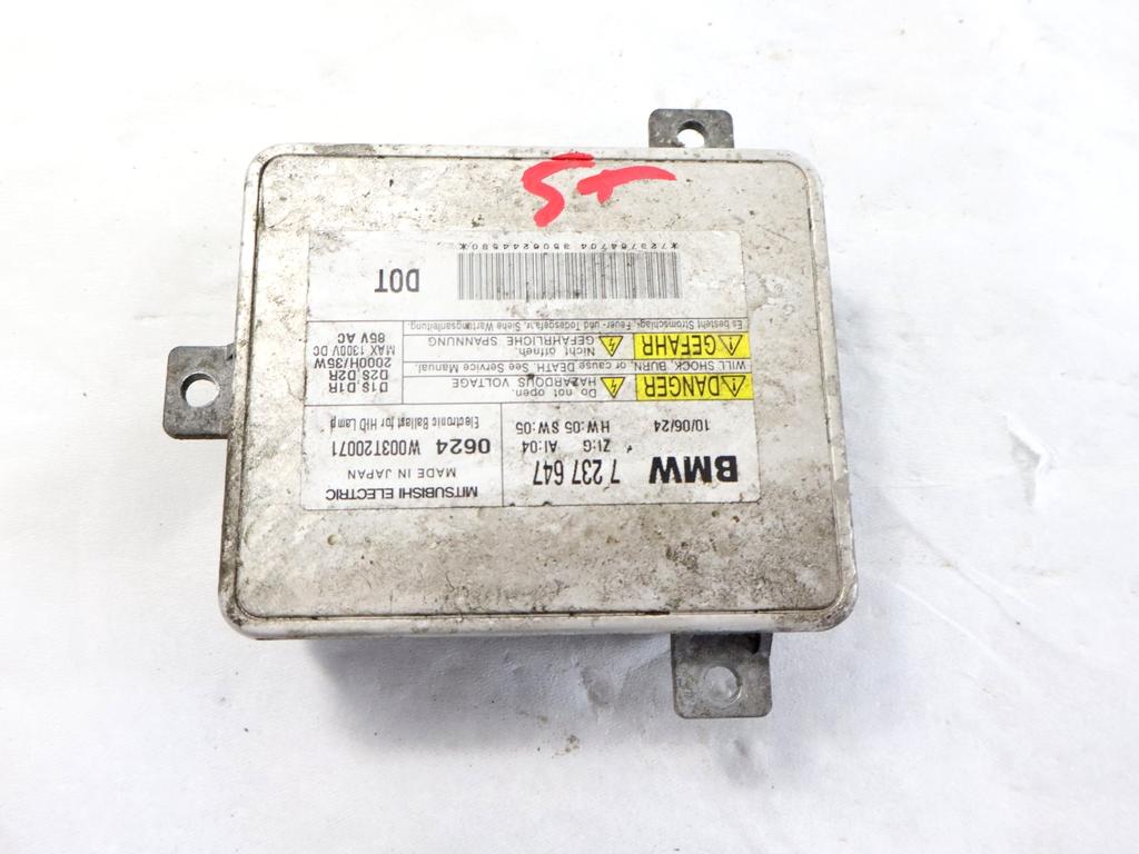 7237647 CENTRALINA FARO XENON BMW SERIE 3 320D E90 2.0 D 135KW AUT 5P (2010) RICAMBIO USATO