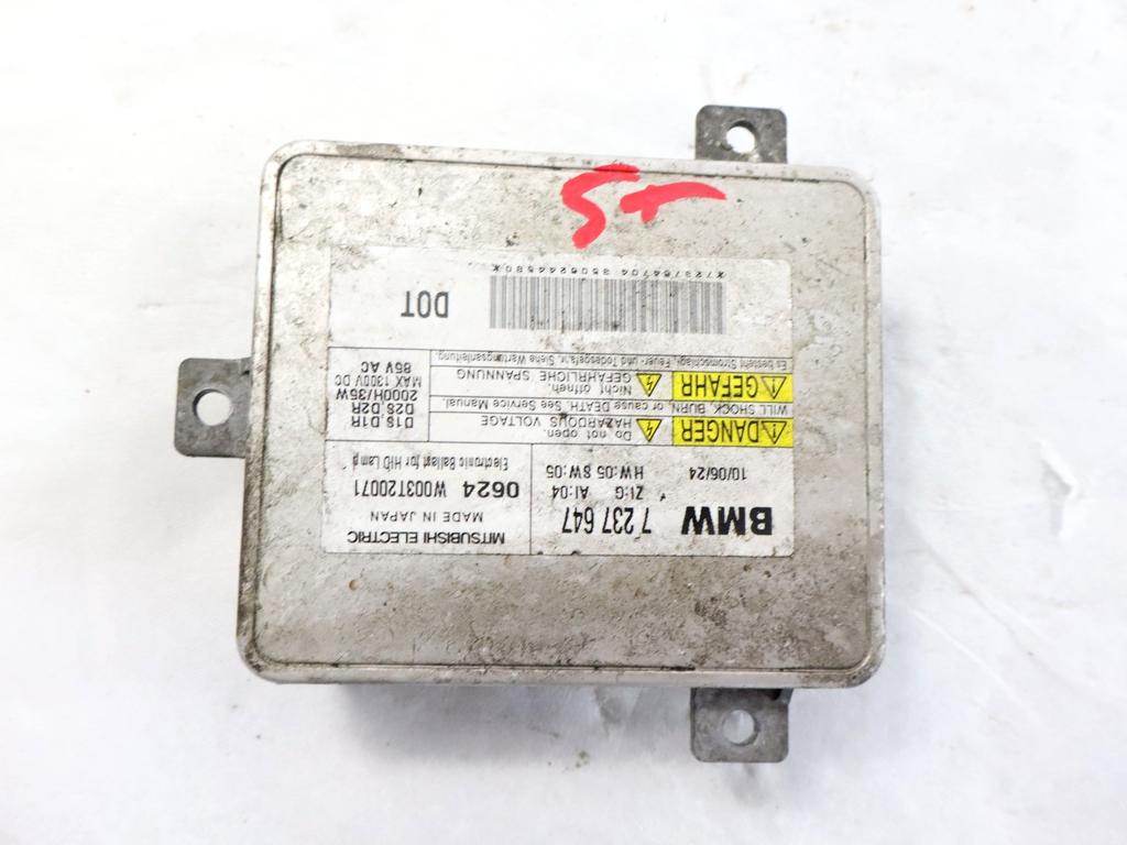 7237647 CENTRALINA FARO XENON BMW SERIE 3 320D E90 2.0 D 135KW AUT 5P (2010) RICAMBIO USATO