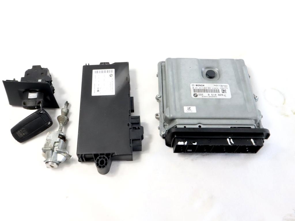 8510829 KIT ACCENSIONE AVVIAMENTO BMW SERIE 3 320D E90 2.0 D 135KW AUT 5P (2010) RICAMBIO USATO CON CENTRALINA MOTORE, BLOCCHETTI ACCENSIONE APERTURA CON DOPPIA CHIAVE 0281017024 61359237047 6954719