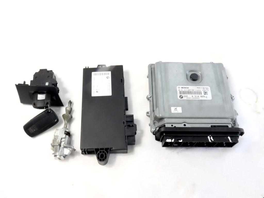 8510829 KIT ACCENSIONE AVVIAMENTO BMW SERIE 3 320D E90 2.0 D 135KW AUT 5P (2010) RICAMBIO USATO CON CENTRALINA MOTORE, BLOCCHETTI ACCENSIONE APERTURA CON DOPPIA CHIAVE 0281017024 61359237047 6954719