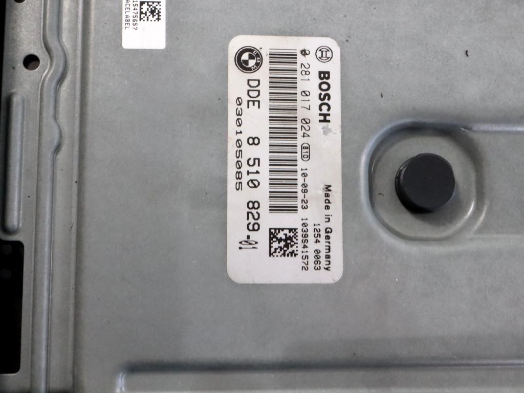 8510829 KIT ACCENSIONE AVVIAMENTO BMW SERIE 3 320D E90 2.0 D 135KW AUT 5P (2010) RICAMBIO USATO CON CENTRALINA MOTORE, BLOCCHETTI ACCENSIONE APERTURA CON DOPPIA CHIAVE 0281017024 61359237047 6954719