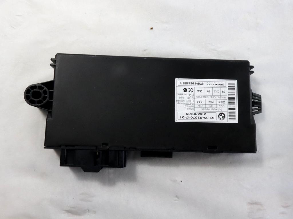 8510829 KIT ACCENSIONE AVVIAMENTO BMW SERIE 3 320D E90 2.0 D 135KW AUT 5P (2010) RICAMBIO USATO CON CENTRALINA MOTORE, BLOCCHETTI ACCENSIONE APERTURA CON DOPPIA CHIAVE 0281017024 61359237047 6954719