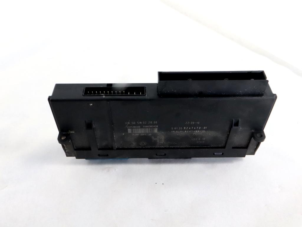 61359247470 CENTRALINA BODY COMPUTER BMW SERIE 3 320D E90 2.0 D 135KW AUT 5P (2010) RICAMBIO USATO