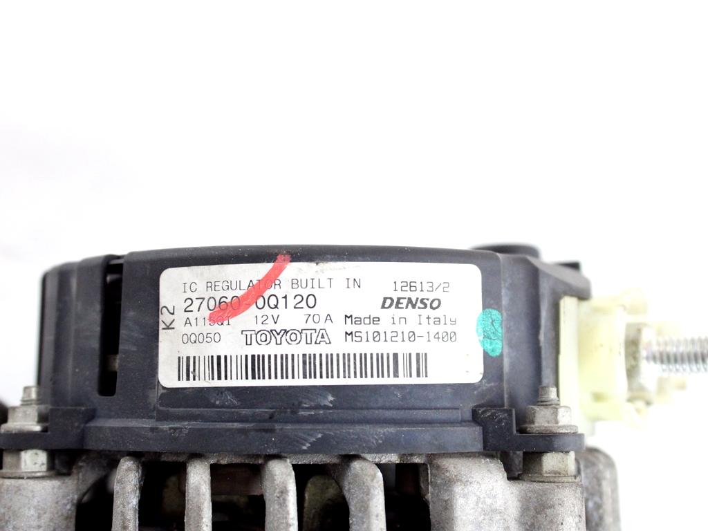 27060-0Q120 ALTERNATORE CITROEN C1 1.0 B 50KW 5M 5P (2013) RICAMBIO USATO