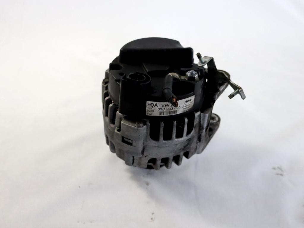 03D903025J ALTERNATORE VOLKSWAGEN POLO 1.2 B 51KW 5M 5P (2009) RICAMBIO USATO 