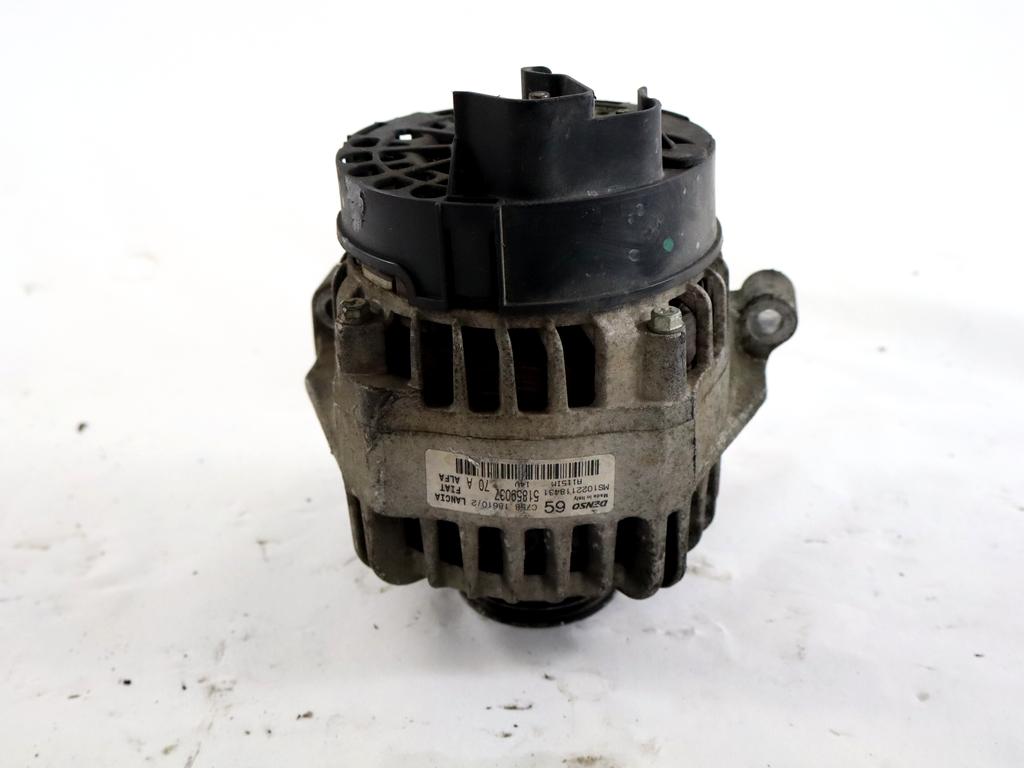 51859037 ALTERNATORE FIAT GRANDE PUNTO 1.2 B 48KW 5M 5P (2010) RICAMBIO USATO