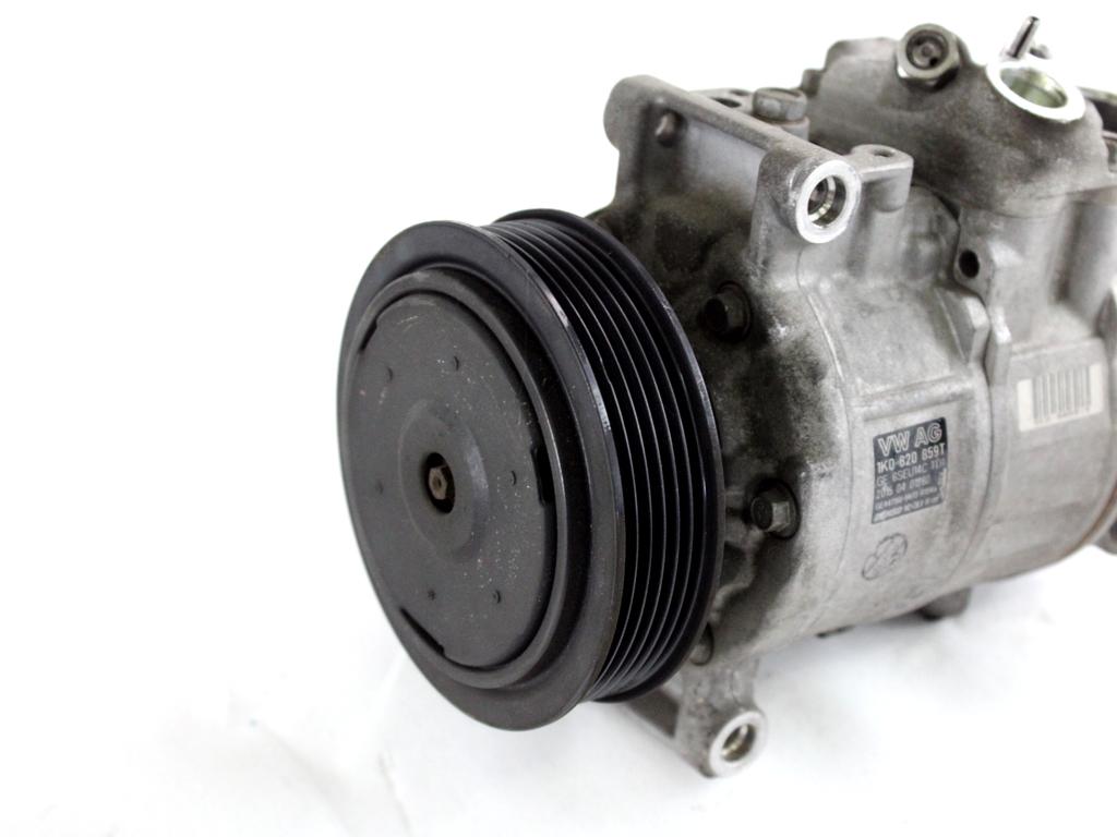 1K0820859T COMPRESSORE CLIMATIZZATORE CLIMA A/C VOLKSWAGEN PASSAT 1.4 M 110KW AUT 5P (2012) RICAMBIO USATO