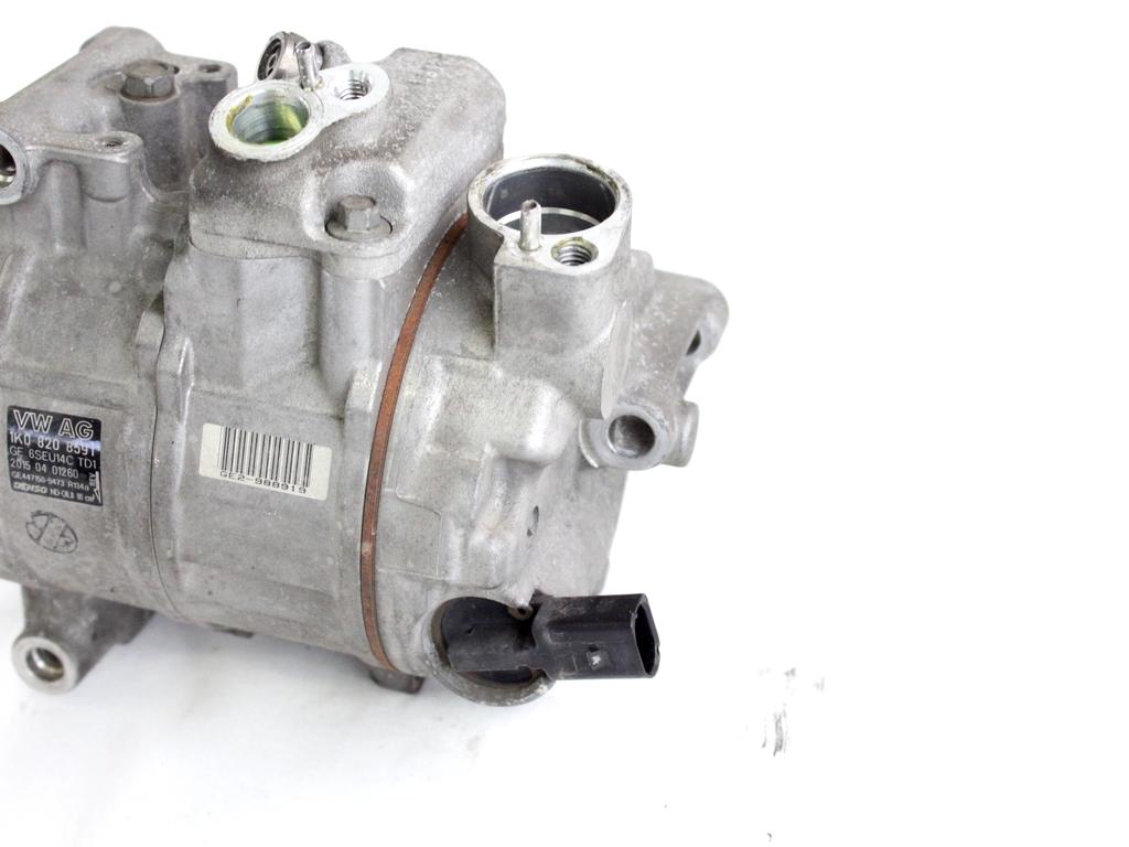 1K0820859T COMPRESSORE CLIMATIZZATORE CLIMA A/C VOLKSWAGEN PASSAT 1.4 M 110KW AUT 5P (2012) RICAMBIO USATO