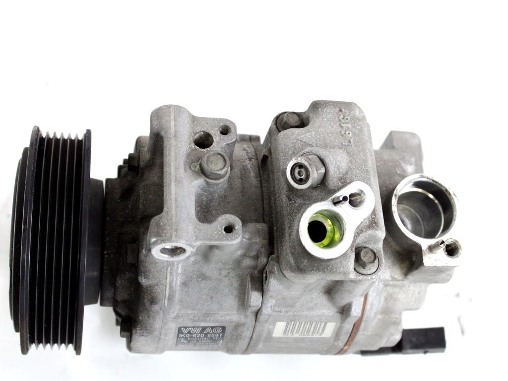 1K0820859T COMPRESSORE CLIMATIZZATORE CLIMA A/C VOLKSWAGEN PASSAT 1.4 M 110KW AUT 5P (2012) RICAMBIO USATO