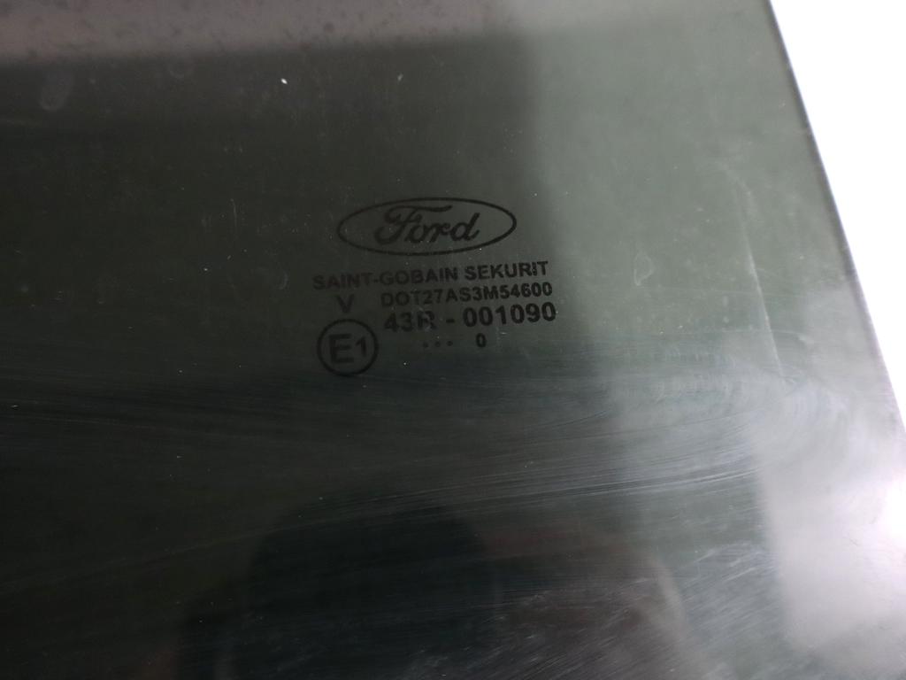 1507857 VETRO SCENDENTE PORTA POSTERIORE DESTRA OSCURATO FORD S-MAX 2.0 D 120KW 6M 5P (2010) RICAMBIO USATO