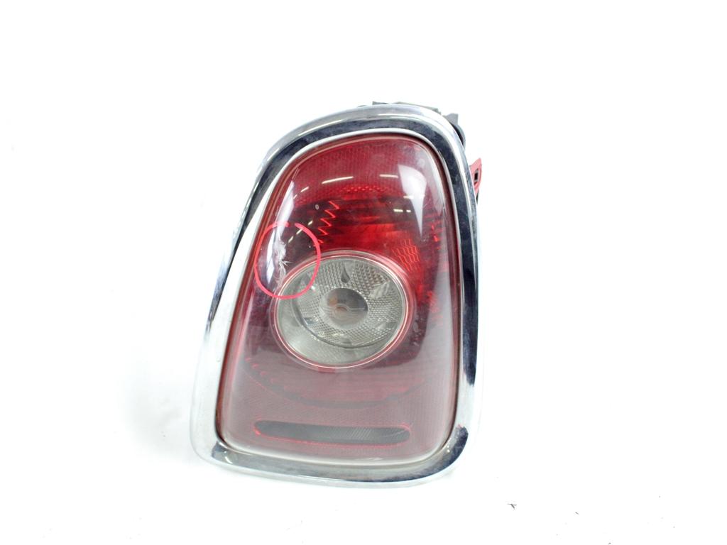 63212757010 FARO FANALE POSTERIORE DESTRO MINI ONE R56 1.4 B 70KW 3P (2007) RICAMBIO USATO TRASPARENTE DANNEGGIATO