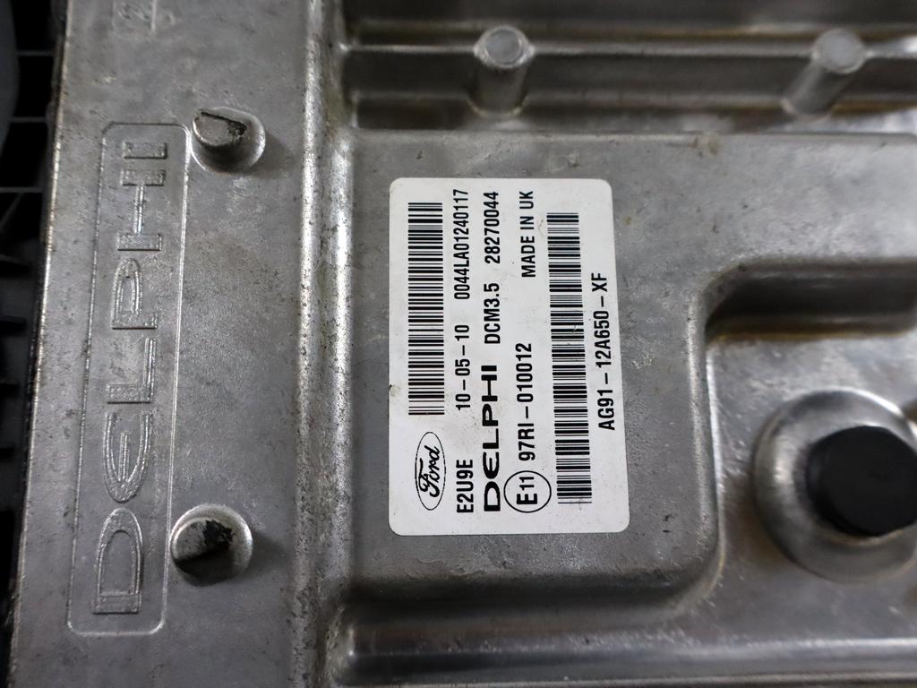 AG91-12A650-XF KIT ACCENSIONE AVVIAMENTO FORD S-MAX 2.0 D 120KW 6M 5P (2010) RICAMBIO USATO CON CENTRALINA MOTORE, QUADRO STRUMENTI CONTACHILOMETRI, BLOCCHETTI ACCENSIONE APERTURA CON CHIAVE 7S7T-19G481-CC 7G91-3F880 AM2T-10849-VC