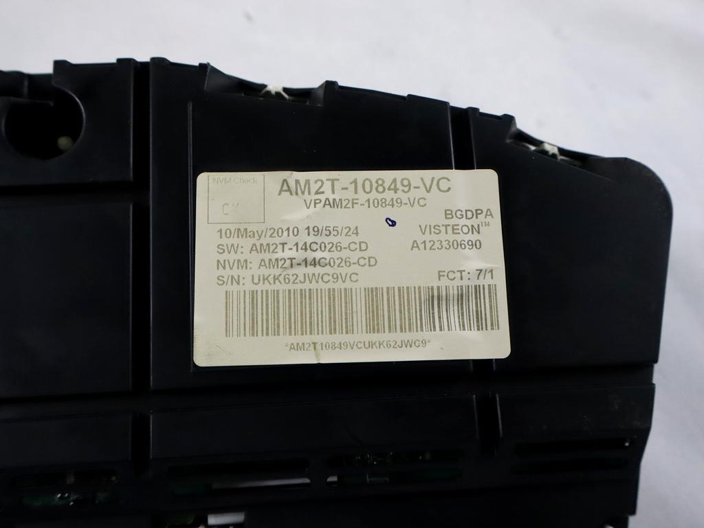 AG91-12A650-XF KIT ACCENSIONE AVVIAMENTO FORD S-MAX 2.0 D 120KW 6M 5P (2010) RICAMBIO USATO CON CENTRALINA MOTORE, QUADRO STRUMENTI CONTACHILOMETRI, BLOCCHETTI ACCENSIONE APERTURA CON CHIAVE 7S7T-19G481-CC 7G91-3F880 AM2T-10849-VC