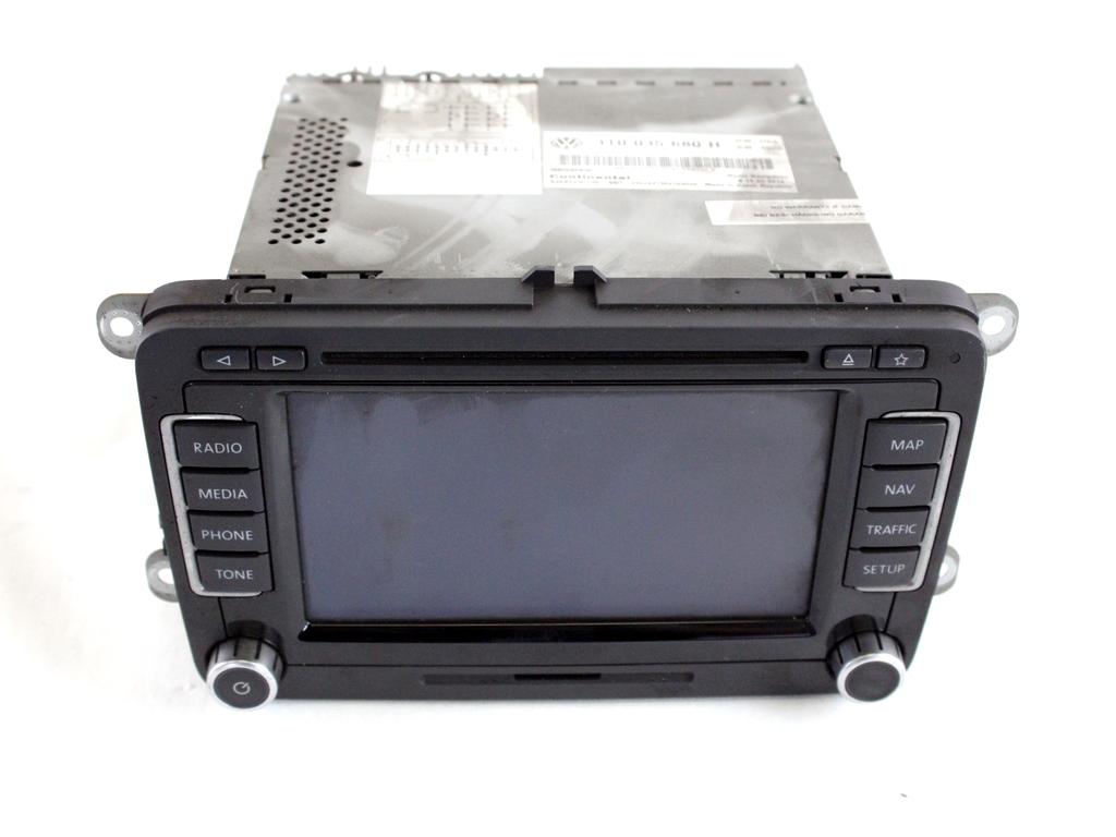 1T0035680H AUTORADIO CON SISTEMA DI NAVIGAZIONE SATELLITARE VOLKSWAGEN PASSAT 1.4 M 110KW AUT 5P (2012) RICAMBIO USATO