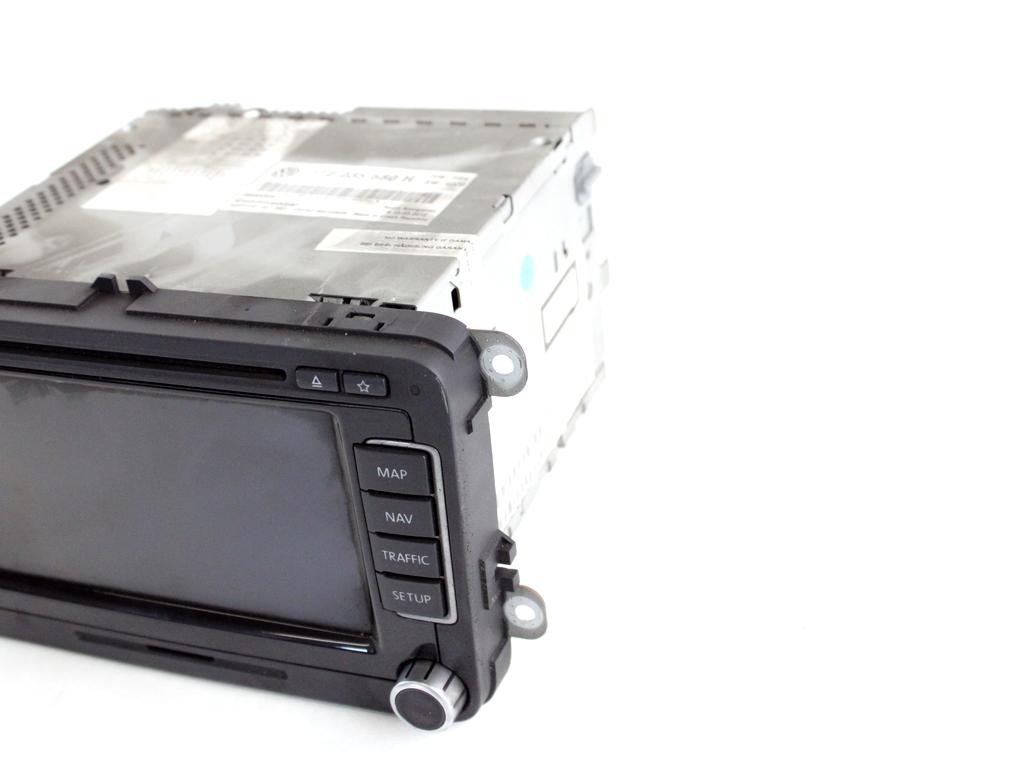 1T0035680H AUTORADIO CON SISTEMA DI NAVIGAZIONE SATELLITARE VOLKSWAGEN PASSAT 1.4 M 110KW AUT 5P (2012) RICAMBIO USATO