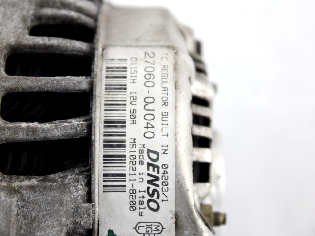 27060-0J040 ALTERNATORE TOYOTA YARIS 1.0 B 48KW 5M 3P (2003) RICAMBIO USATO